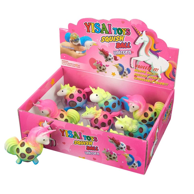8cm Unicorn Squish Ball Quantities of 12