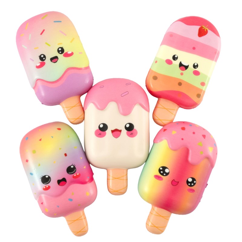 Large 13.5cm slow rise Fruit Lolly Squishy Quantities of 10