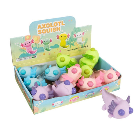 12cm Bug Eyed Axolotl Quantities of 12 Wholesale
