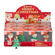 10cm Christmas Erasers Quantities of 12 Wholesale