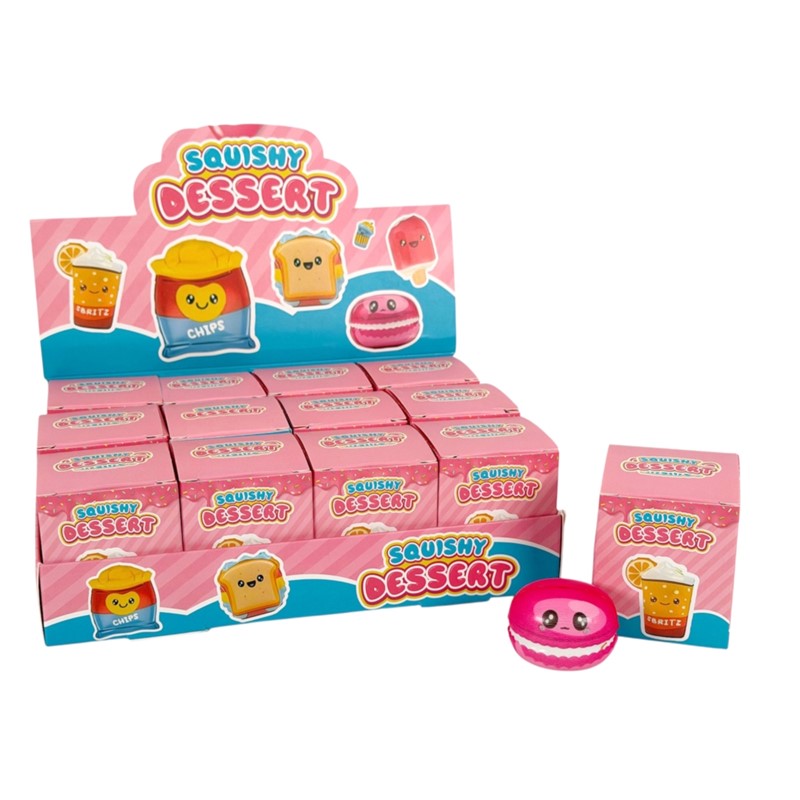 5cm Boxed Squishy Dessert Quantities of 12