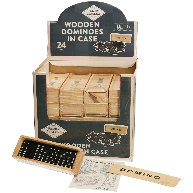 Wooden Dominos Quantities of 24