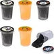 Mini Halloween slime pots set of 6 with creepy Halloween-themed designs.