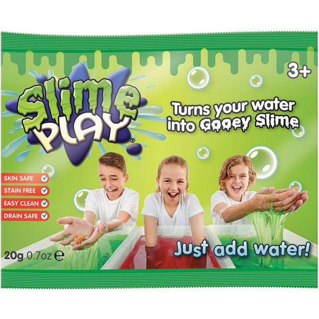 SLIME PLAY FOIL BAGS - 20G, colorful slime, fun activity for kids and adults, perfect for party favors and gifts.