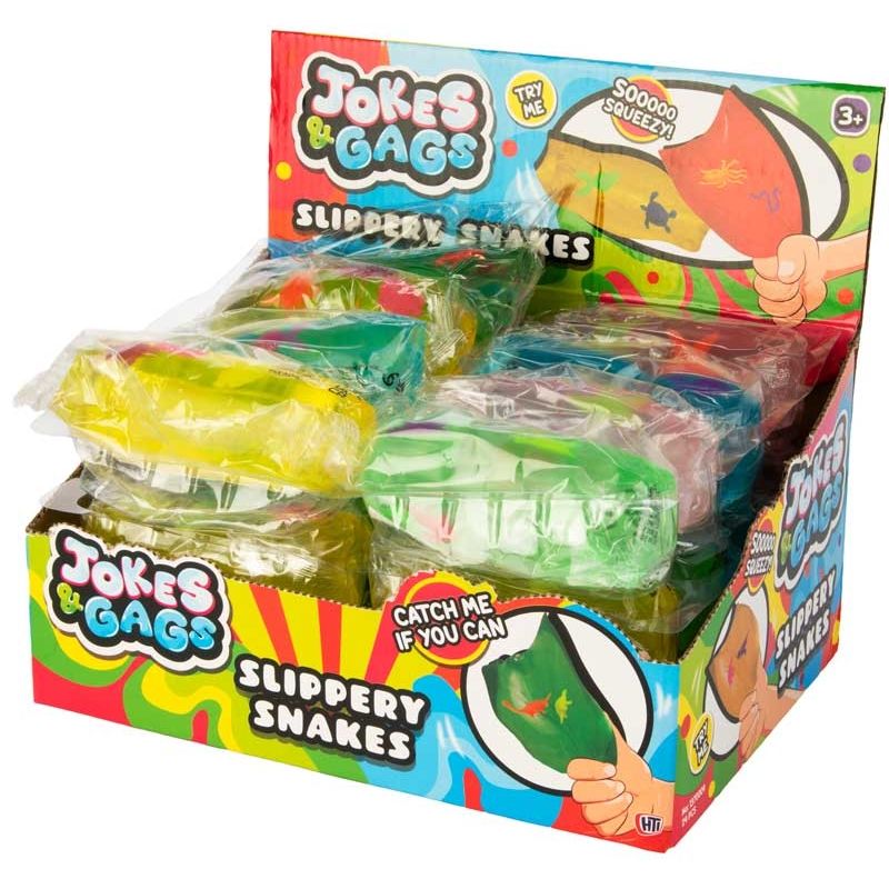 Jokes and gags slippery snakes quantities of 24