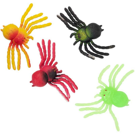 Creepsterz Stretchy Spider - Quantities of 12 Wholesale