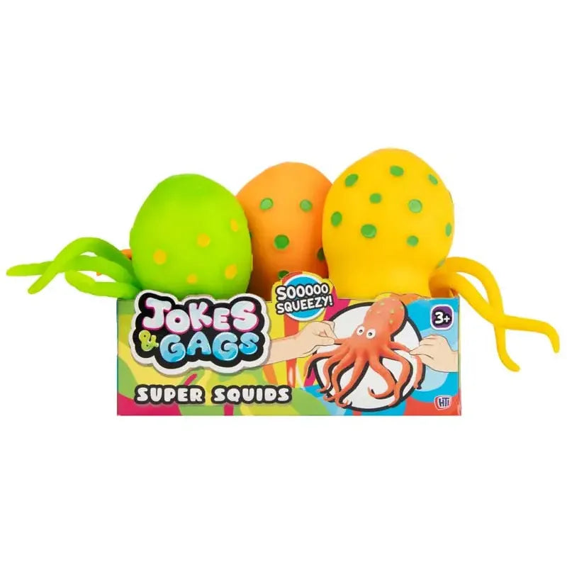 Jokes and Gags Super Squids Quantities of 6 Wholesale