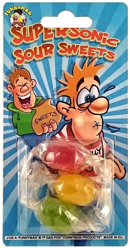 Supersonic Sour Sweets Quantities of 12