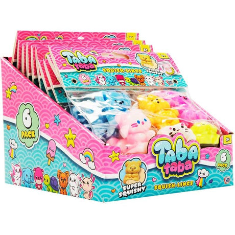 6 in a pack Squish-lings Quantities of 12 Wholesale