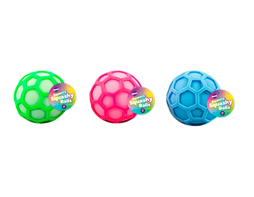 Squishy Ball in mesh Quantities of 12