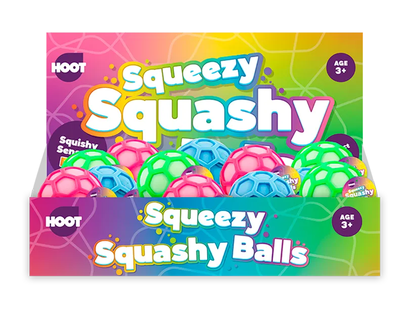 Squishy Ball in mesh Quantities of 12