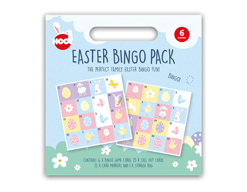 Easter Bingo Pack with festive themed designs for holiday fun.