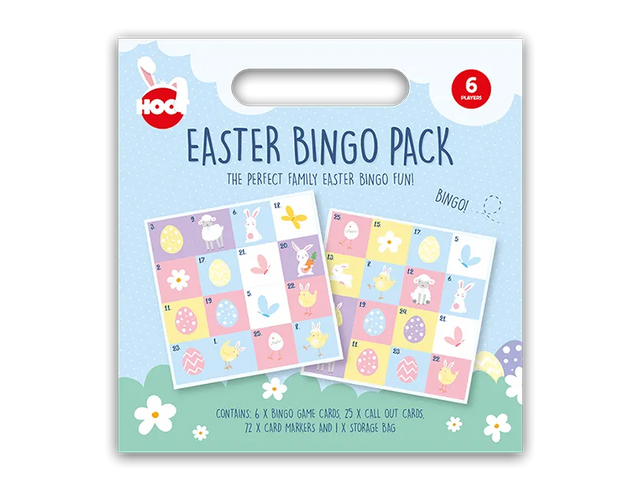 Easter Bingo Pack with festive themed designs for holiday fun.